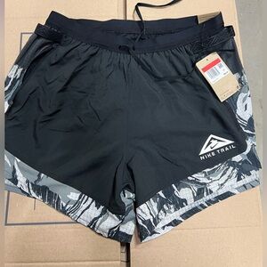 Nike Trail Black and Gray Athletic Shorts